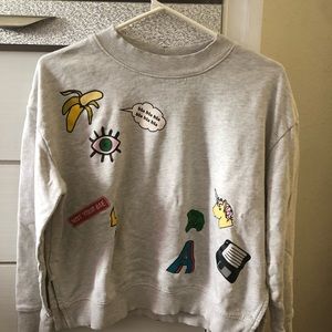 Gray sweater